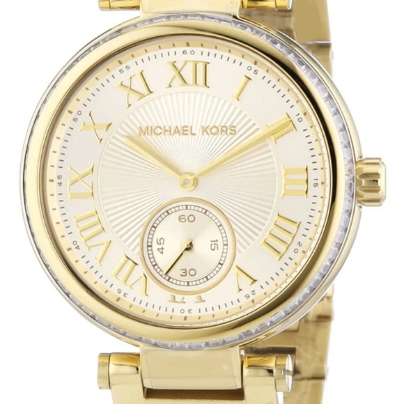 Michael Kors Skylar Gold Ladies Watch - Picture 10 of 13